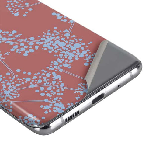 Airy Blue Floral Galaxy S20 Ultra 5G Skin